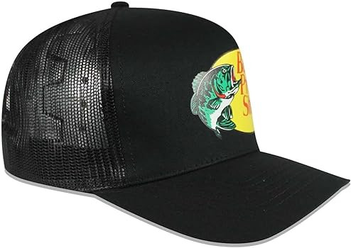 Amazon.com: Bass Pro Shop Men's Trucker Hat Mesh Cap - One Size Fits All Snapback Closure - Great... | Amazon (US)