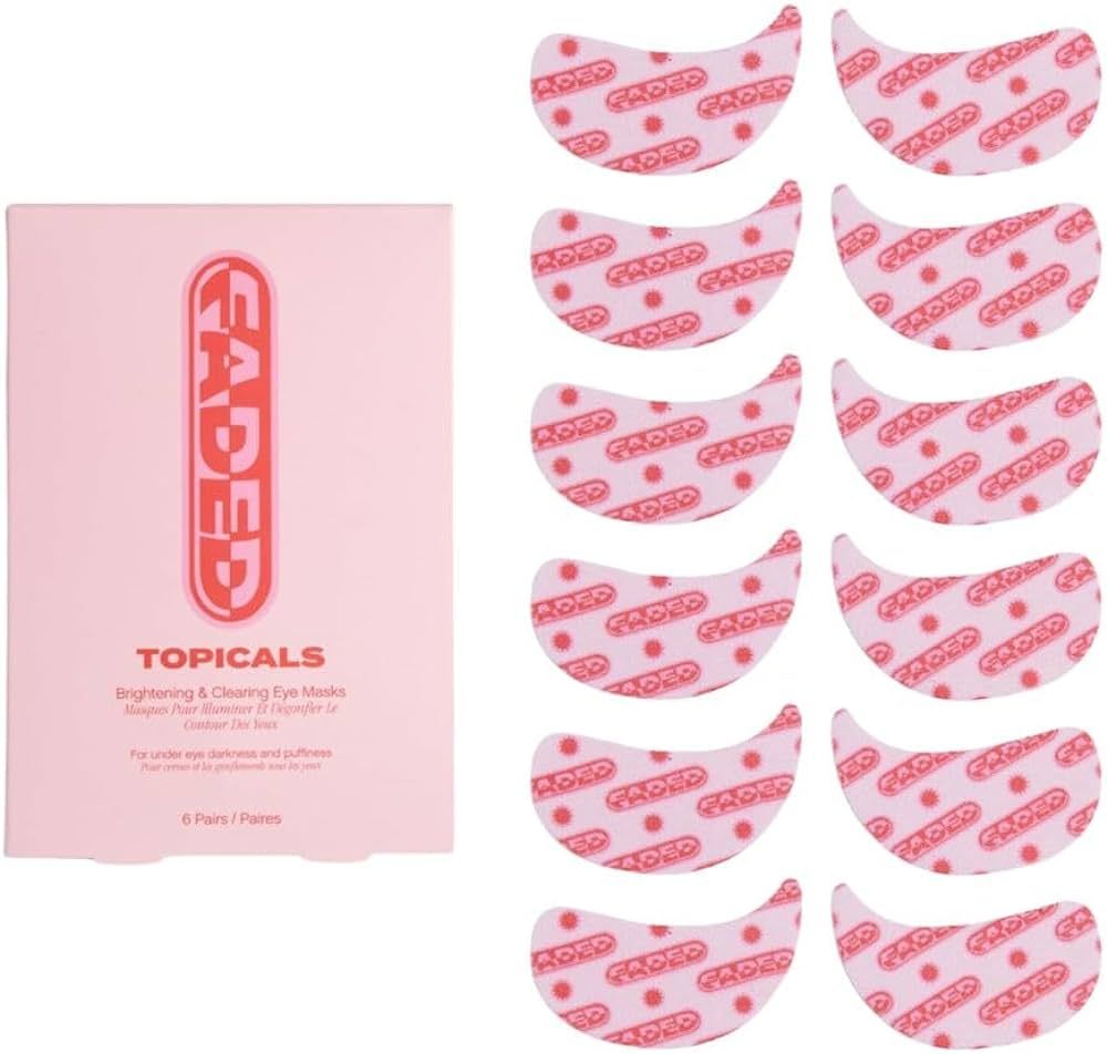 Topicals Faded Brightening Under Eye Masks | Patches to Depuff, Hydrate, Brighten and Cool | Redu... | Amazon (US)