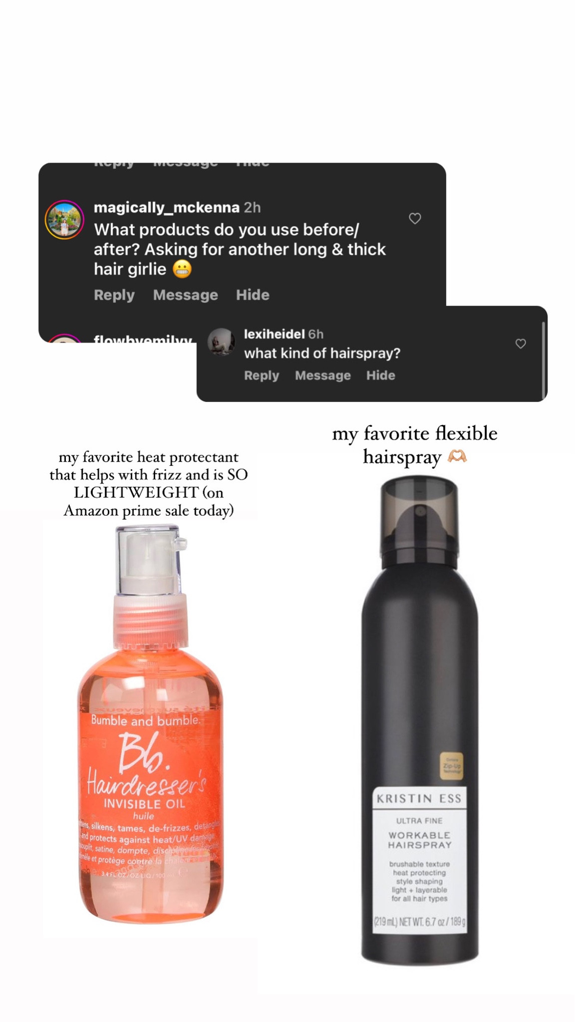 My favorite hair products for before and after I style my hair. 

#LTKsalealert #LTKfindsunder50 #LTKbeauty