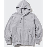 Uniqlo - Sweat Zipped Hoodie - Gray - S | UNIQLO (UK)