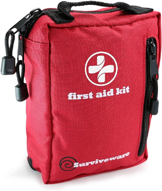 Surviveware Comprehensive Premium First Aid Kit Emergency Medical Kit for Trucks, Cars, Camping, ... | Amazon (US)