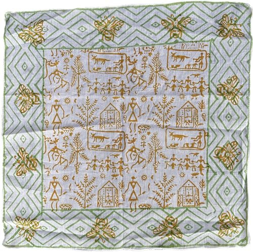 100% Cotton Bandanas, Bohemian Style Cotton Neck Scarf, Boho Soft Cotton Bandana, Cotton Neckerchief, Cotton Square Scarf gift handkerchief Ethnic bandana, gypsy bandana, boho bandana, motorcycle band | Amazon (US)