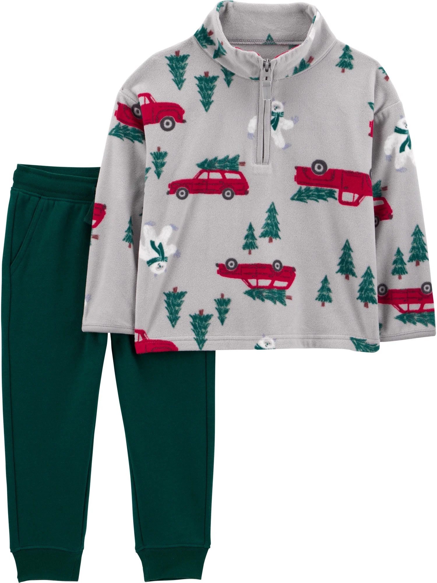 Carter's Child of Mine Baby and Toddler Boy Holiday Outfit Set, 2-Piece, Sizes 12M-5T | Walmart (US)