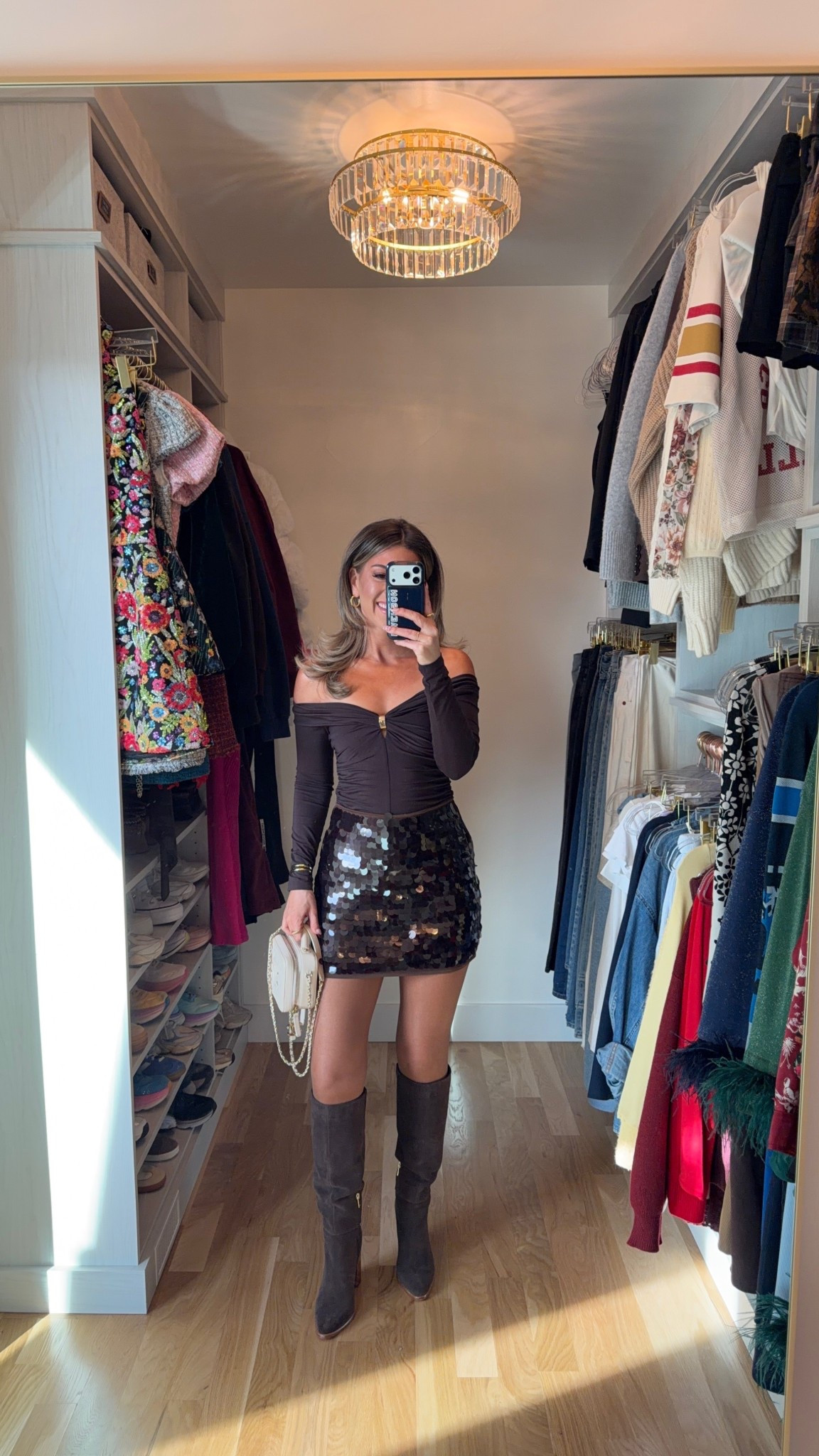 Abercrombie sequin mini skort new years or holiday event look

Electric picks code: emerson20

Wearing xs in skort small in tops

New years
Bachelorette
Date night
Holiday event
Winter party
Special occasion

#LTKHoliday #LTKSeasonal #LTKFindsUnder100