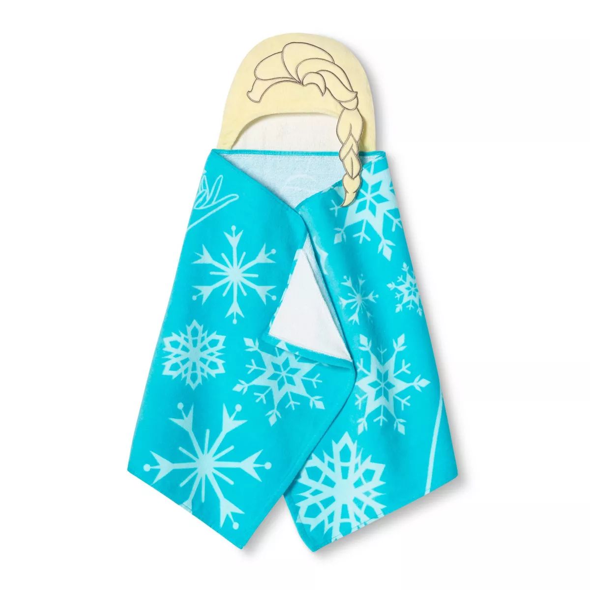 Frozen Elsa Kids' Hooded Bath Towel Blue | Target