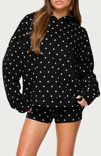 Chelsie Polka Dot Hoodie | Nordstrom