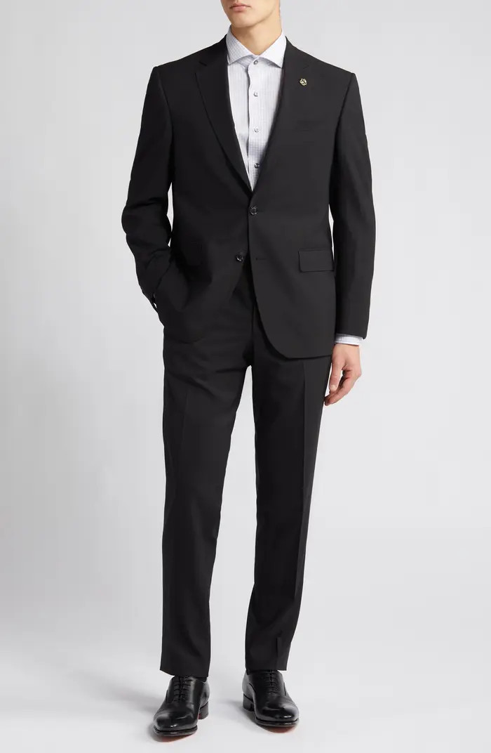 Jay Trim Fit Solid Wool Suit | Nordstrom