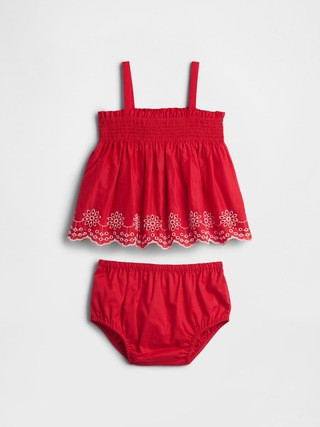 Baby Eyelet Two-Piece Outfit Set | Gap Factory
