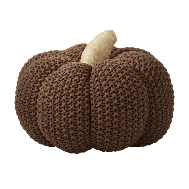 Better Homes & Gardens Chocolate 3D Knit Pumpkin by Dave & Jenny Marrs | Walmart (US)