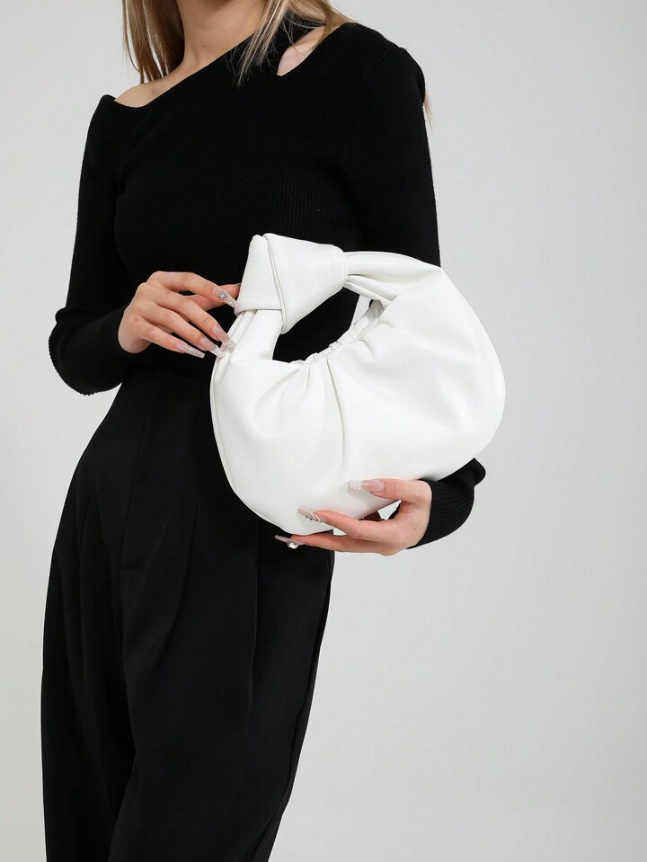 2024 New Fashion Simple Cloud Folded Handbag, Versatile Shoulder & Crossbody Bag | SHEIN