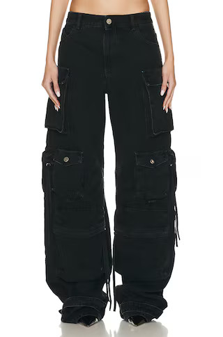 THE ATTICO Fern Long Pant in Black | FWRD | FWRD 