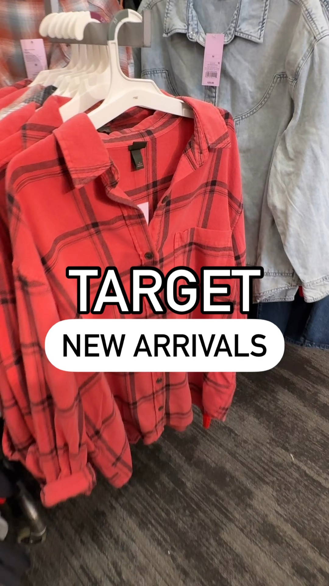 Target new arrivals, Target try on, Target style, red plaid flannel 

#LTKFindsUnder50 #LTKVideo #LTKStyleTip