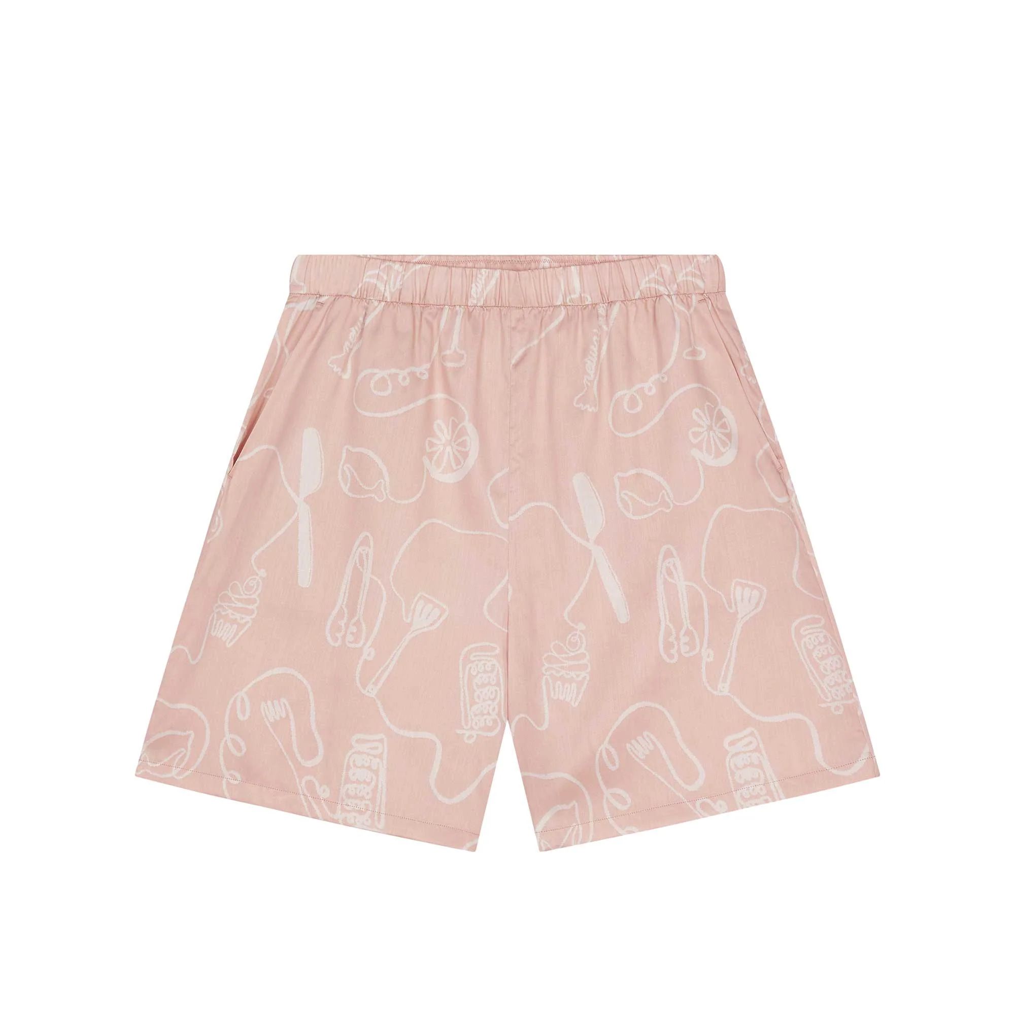 Café Print Pajama Shorts | NEIWAI