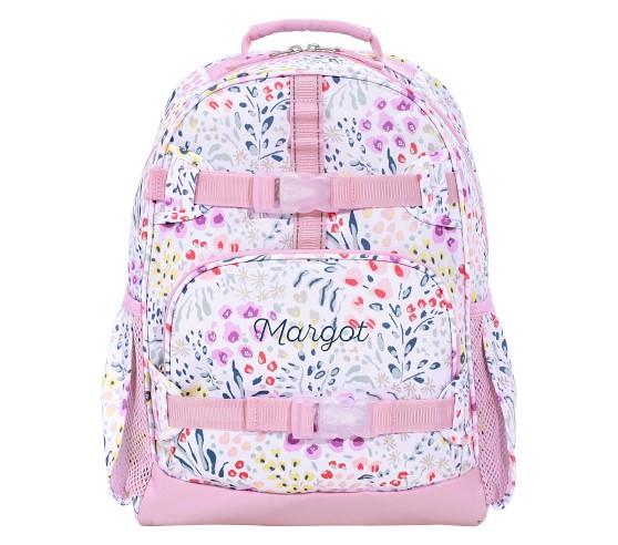 Mackenzie Pink Field Floral Backpacks | Pottery Barn Kids