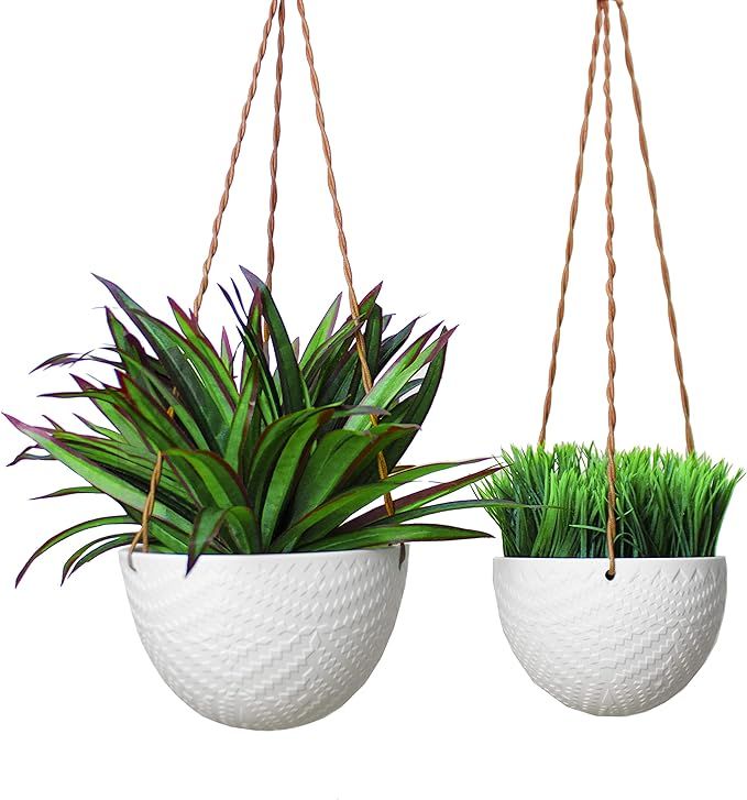Slice of Goodness Hanging Planter - Holder/Pot for Plants, Flowers, Succulents - Ceramic Modern D... | Amazon (US)