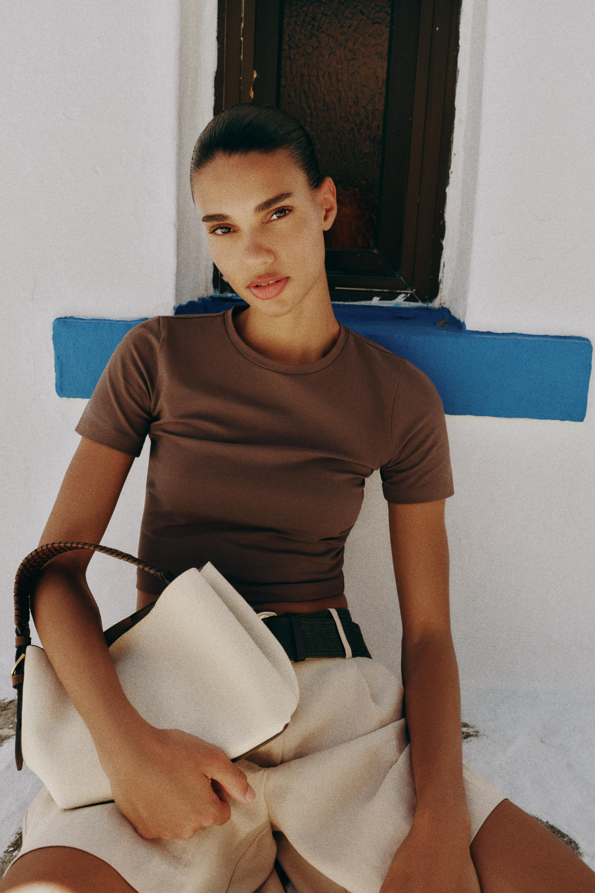 WOVEN STRAP CANVAS BAG | Zara US
