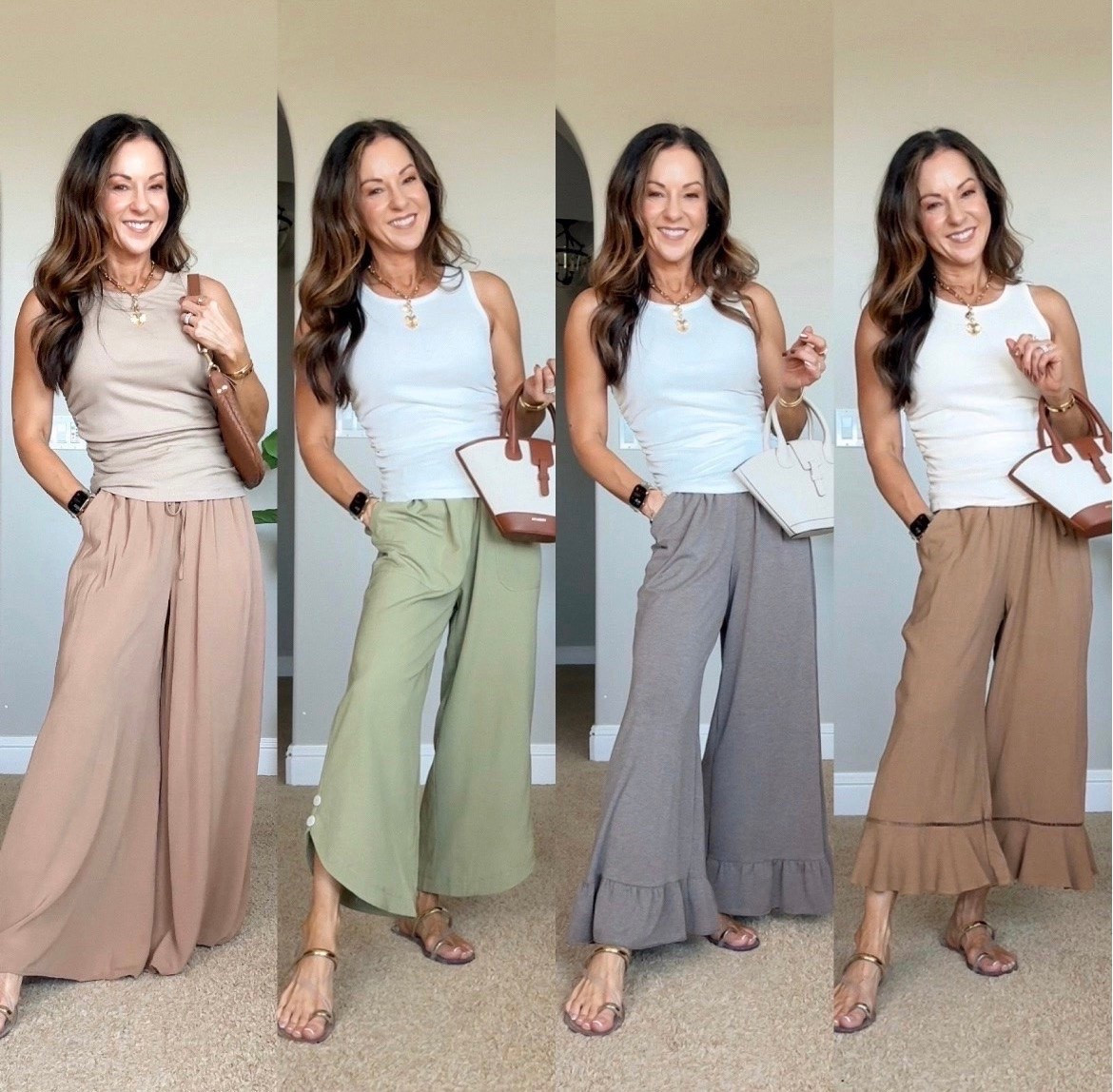 These flowy Amazon pants are the kind of piece that instantly makes an outfit look elevated. Lightweight, comfortable, and available in several gorgeous colors, they’re perfect for travel, dinner out, or everyday wear when you want something a little more polished than shorts.

Wide leg pants, flowy pants, Amazon fashion, summer outfit ideas, comfortable style, vacation outfits, elevated casual, neutral wardrobe, travel essentials, chic everyday outfits, lightweight pants, capsule wardrobe, EverydayHolly

#LTKPetite #LTKOver40 #LTKSeasonal