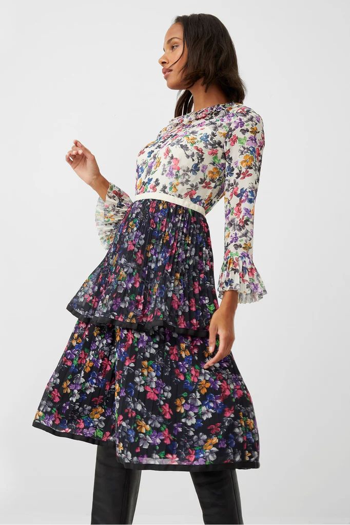 Alianau Mix Tiered Dress | French Connection (US)