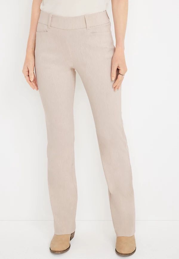 Bengaline Mid Rise Bootcut Pant | Maurices