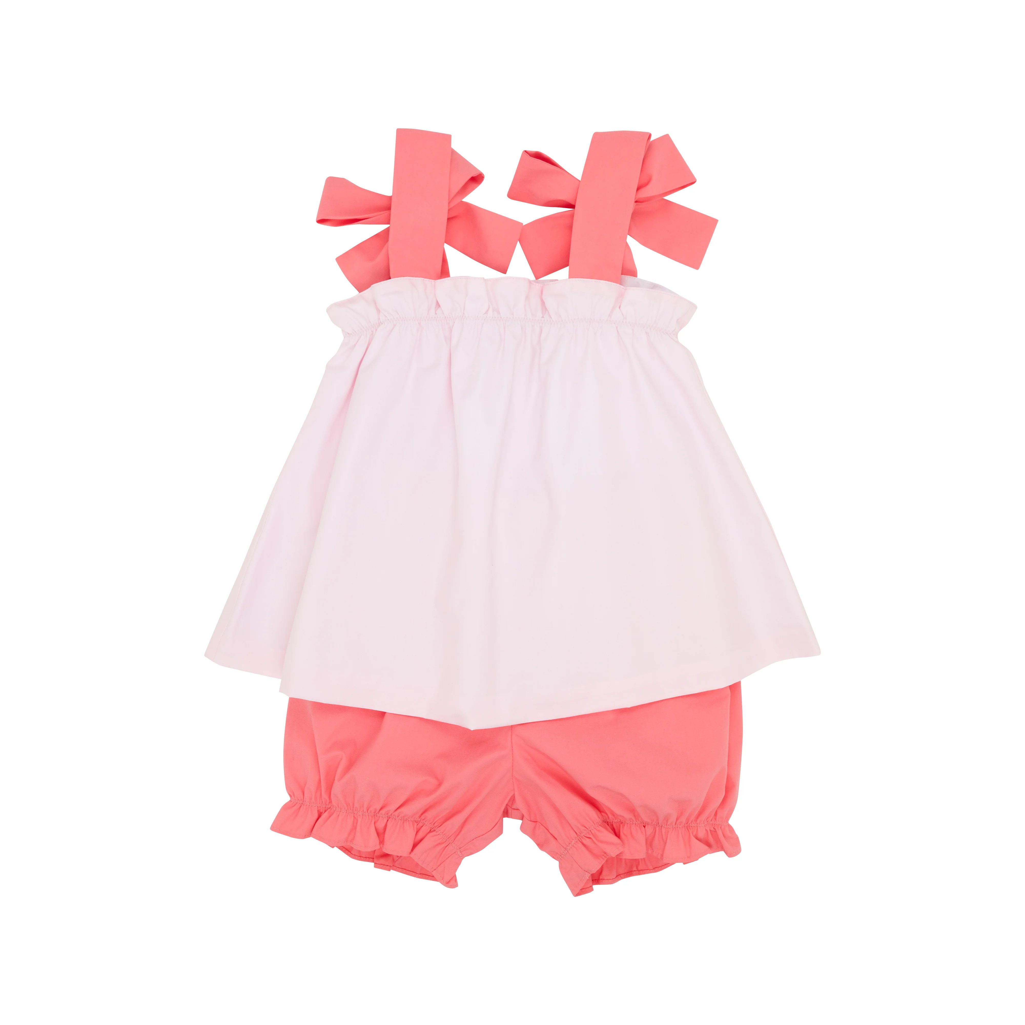 Lainey's Little Set - Palm Beach Pink with Parrot Cay Coral | The Beaufort Bonnet Company