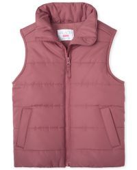 Girls Sleeveless Puffer Vest | The Children's Place