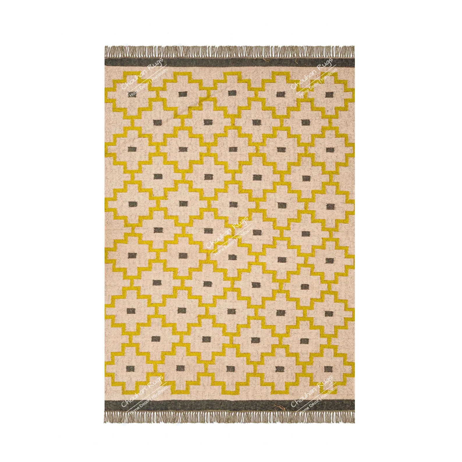 Handmade Woven Bricks Jute Kilim Rug, Large Kilim Wool Jute Rug, Wool Jute Kilim for Living Room ... | Etsy (US)