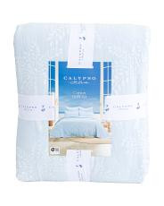 cotton palm tree quilt set | TJ Maxx