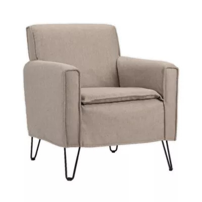 Simpli Home™ Warren Accent Chair in Taupe | Bed Bath & Beyond