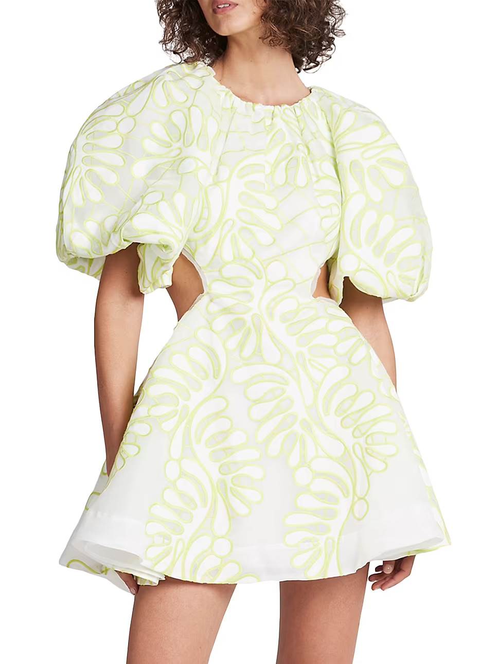 Sculptra Botanical Appliqué Dress | Saks Fifth Avenue