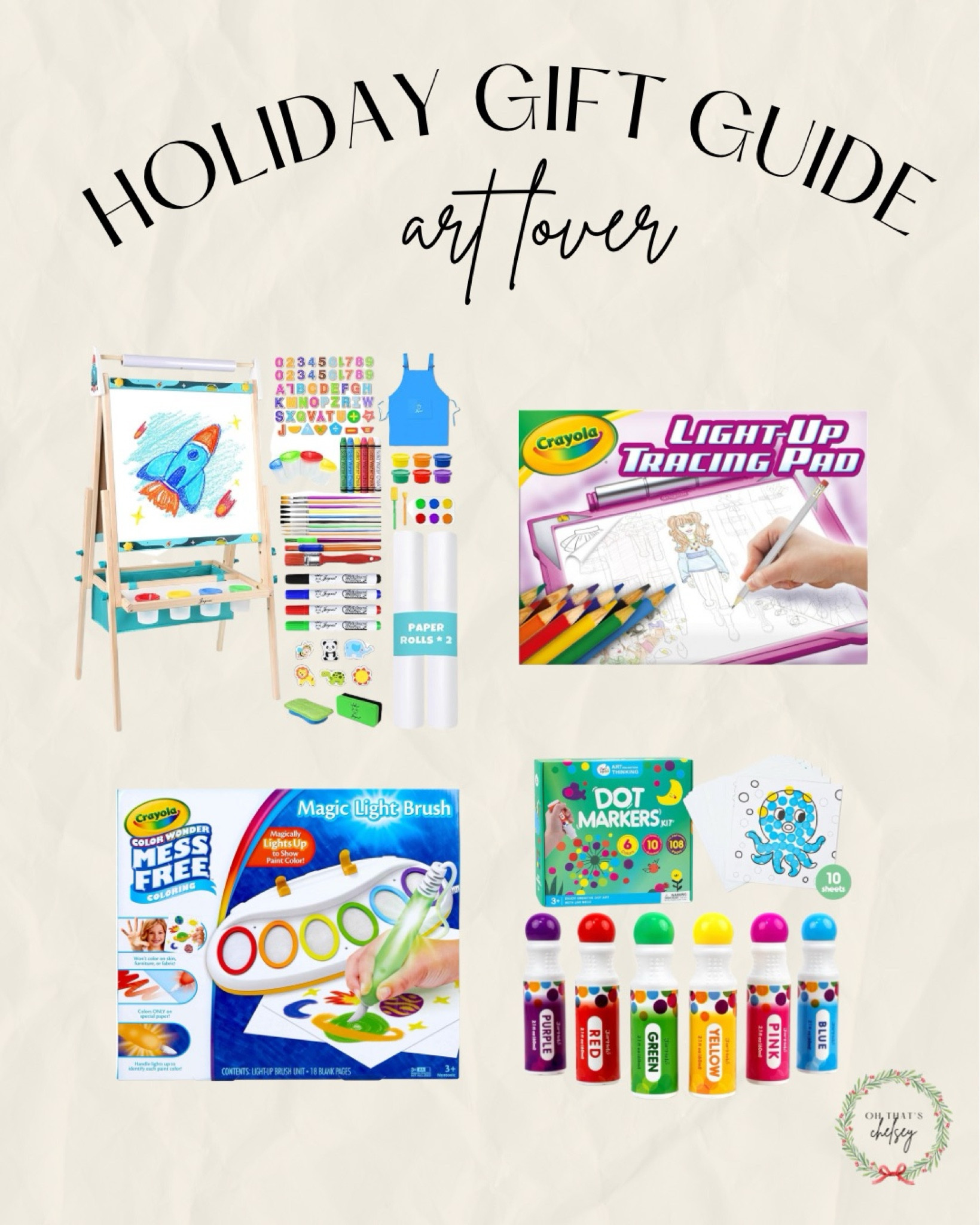 Holiday Gift Guide- for any kid who loves arts and crafts! 


Fancy Farmer // Oh that's Chelsey // gift guide for kids // arts and crafts for kids // gift idea for girls // screen free gifts // fancy farmer finds // North Dakota 

#LTKKids #LTKGiftGuide #LTKFamily