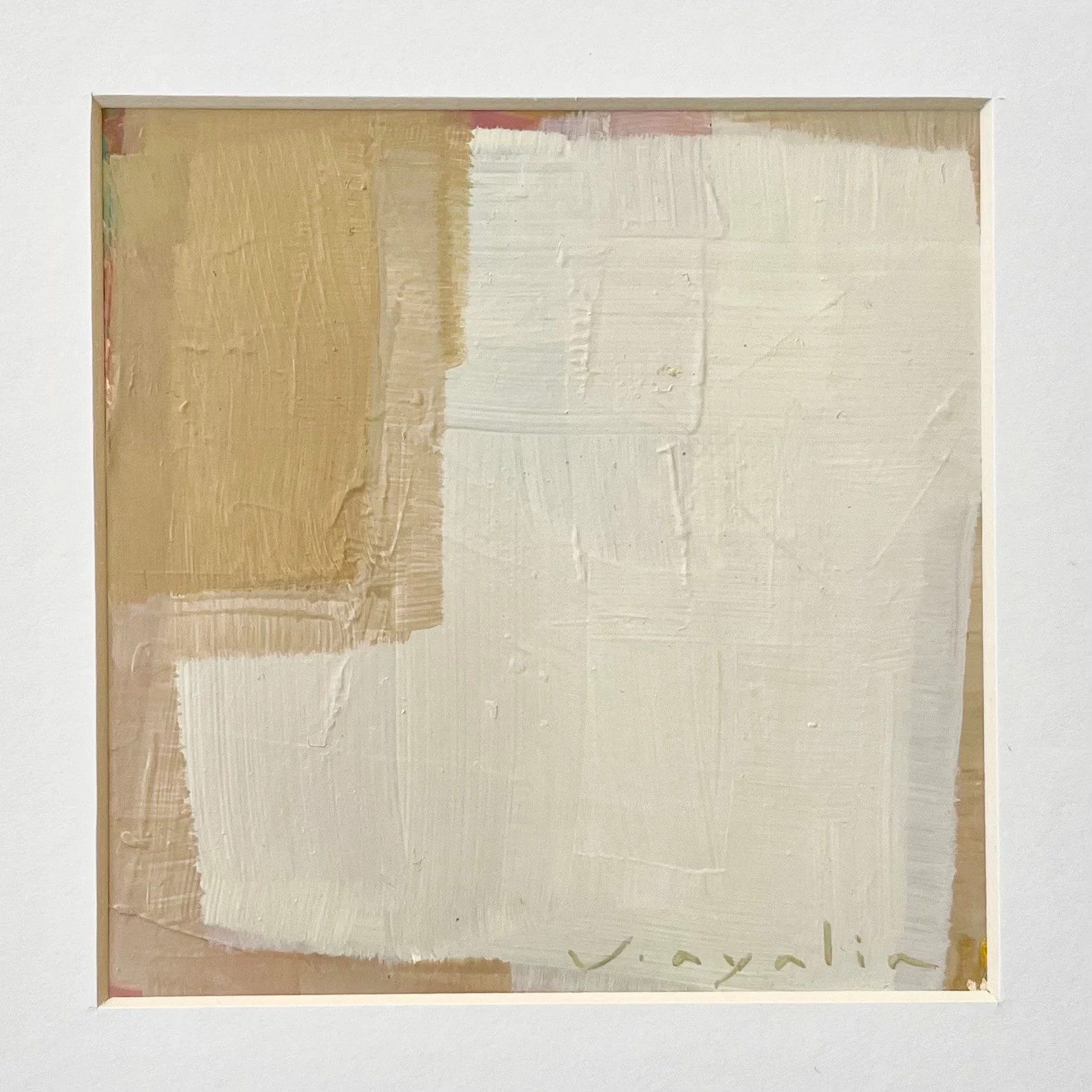 Small Matted Abstract Abstract Oil Painting Small Abstract Painting Simple Art Minimalist Abstrac... | Etsy (US)