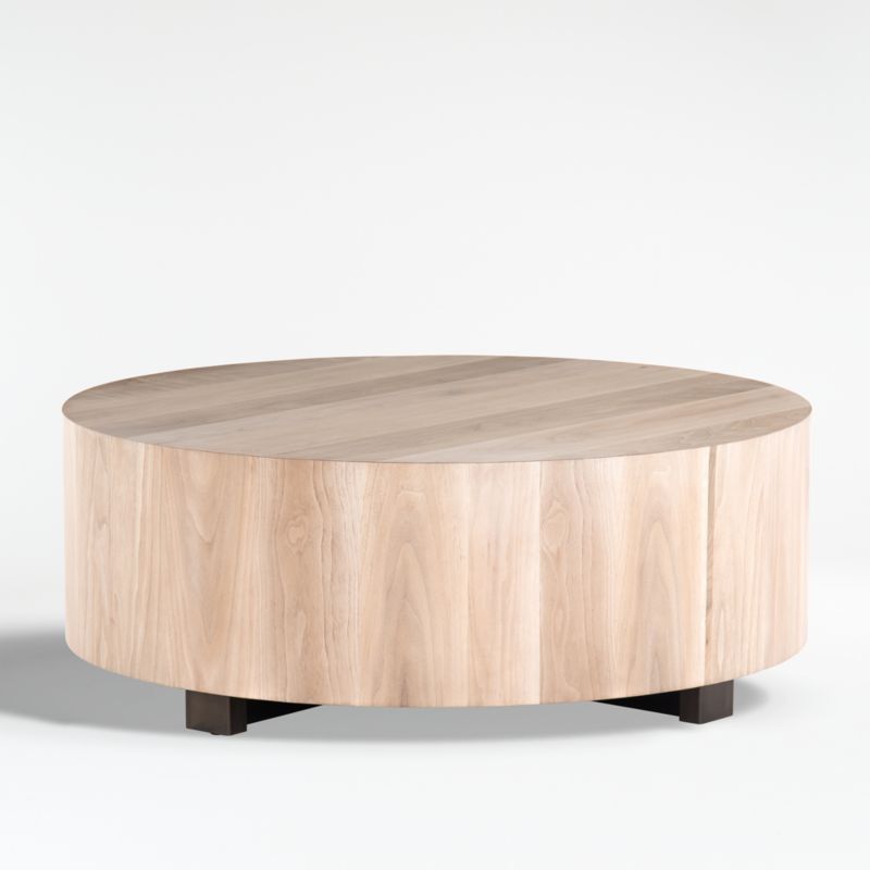 Dillon Ashen Walnut Coffee Table | Crate and Barrel | Crate & Barrel