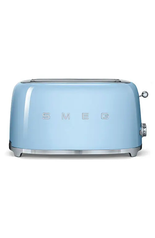 smeg 50s Retro Style Four-Slice Toaster in Pastel Blue at Nordstrom | Nordstrom