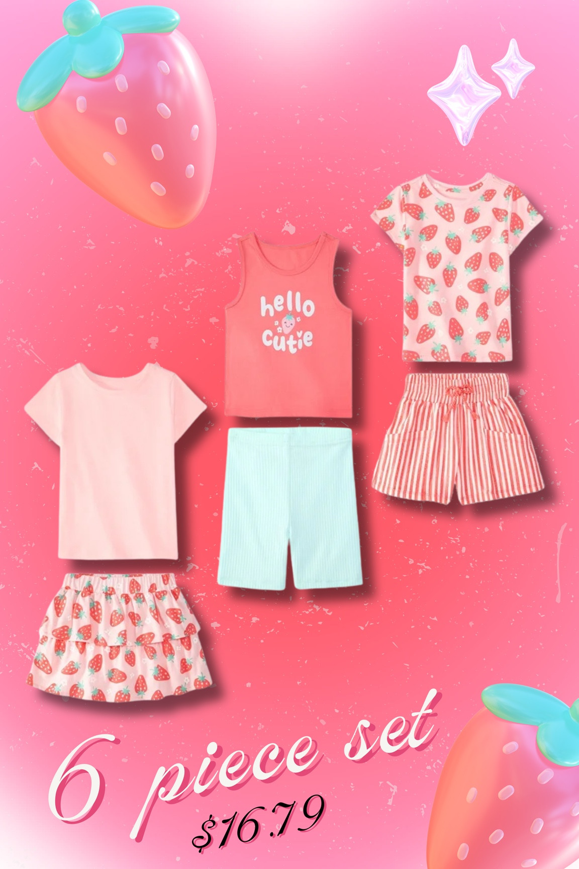 The cutest mix and match set for little girls for summer!

#LTKKids #LTKSaleAlert