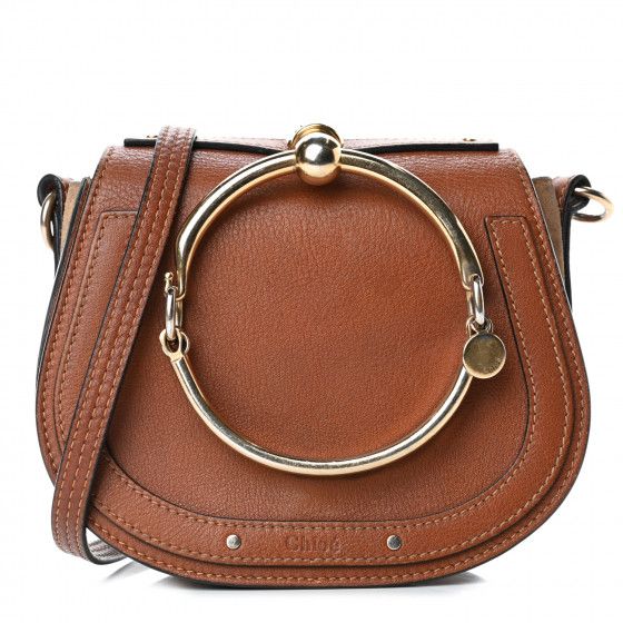CHLOE

Calfskin Suede Small Nile Bracelet Bag Caramel | Fashionphile