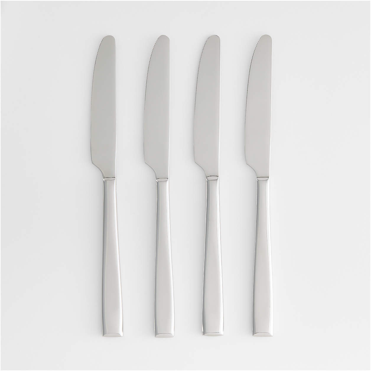 Aspen Dinner Knives, Set of 4 + Reviews | Crate & Barrel | Crate & Barrel