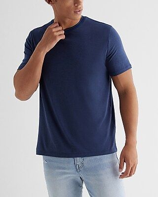 Striped Collar Perfect Pima Cotton T-Shirt | Express