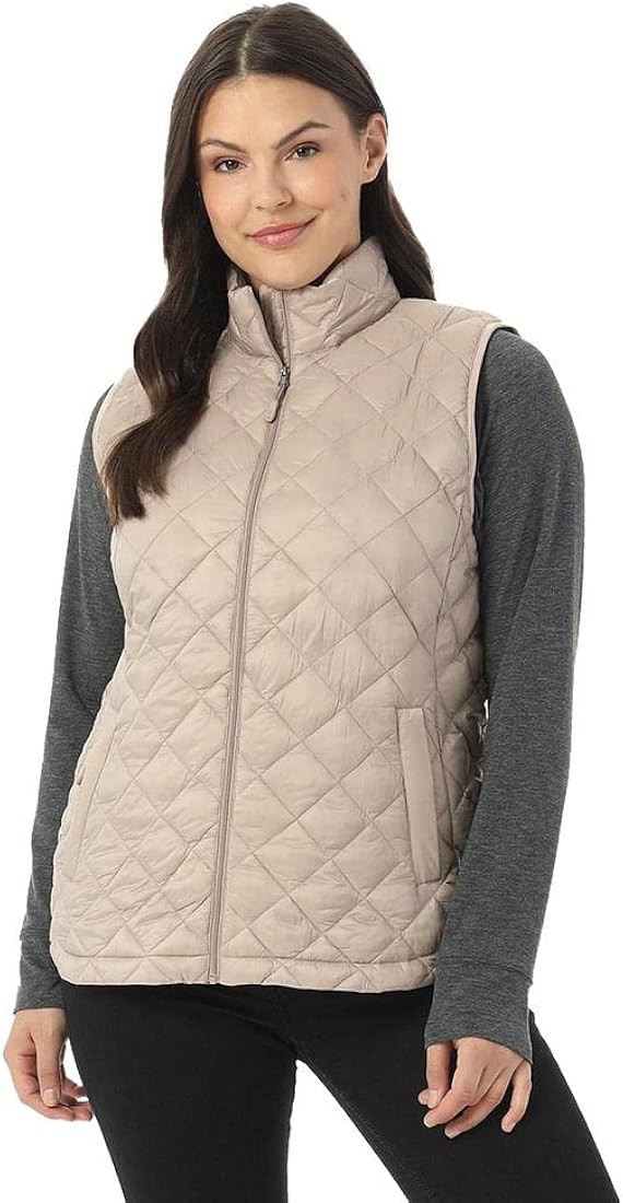 32 Degrees Women’s Down Alternative Quilted Vest, Lightweight Stand Collar | Amazon (US)