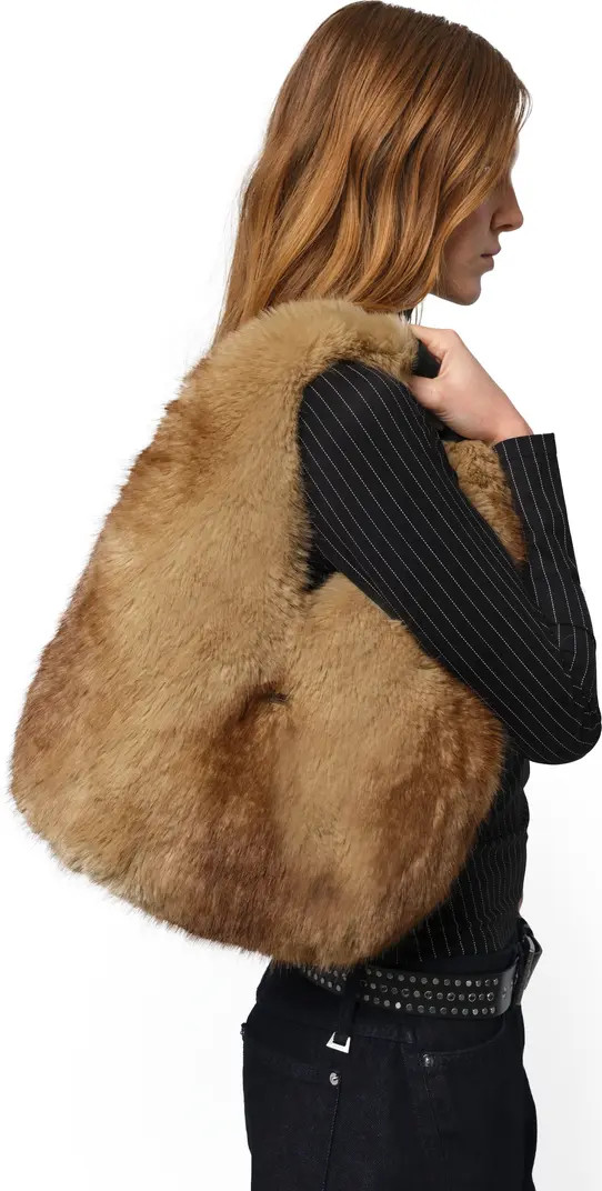 Colette Faux Mink Ring Bag | Nordstrom