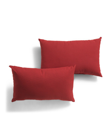 Made In Usa Set Of 2 Indoor Outdoor Pillows | TJ Maxx
