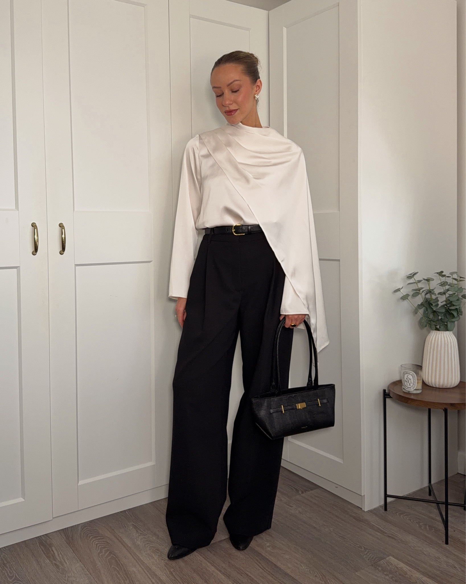 Shawl detail blouse, cape detail blouse, cape blouse, cape top, satin cape, draped blouse, draped top

#LTKdatenight #LTKwinter #LTKuk