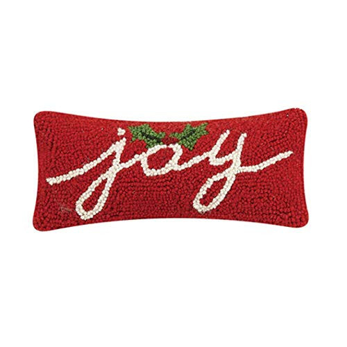 Peking Handicraft 31TG396C05OB Joy Hook Pillow, 12-inch Length, Cotton | Amazon (US)