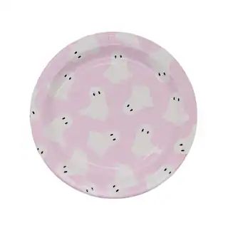 Halloween Pink & White Ghost Paper Plates by Celebrate It™ | Michaels | Michaels Stores