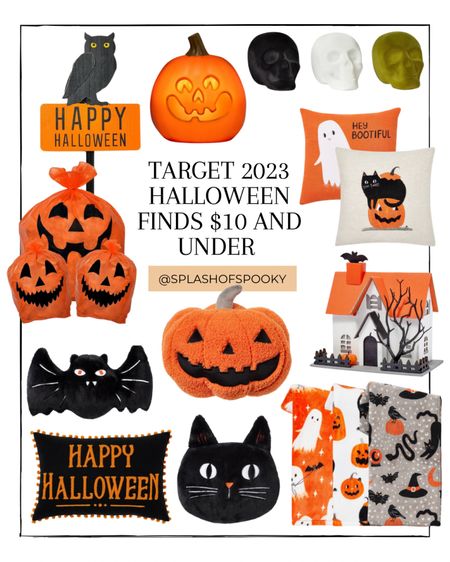Target has so many cute Halloween goodies for $10 or less this year. Some of them are great for a spooky basket. My favorite $10 items are the fleece blankets. So many cute patterns to choose from. 

#LTKSeasonal #LTKunder50 #LTKhome