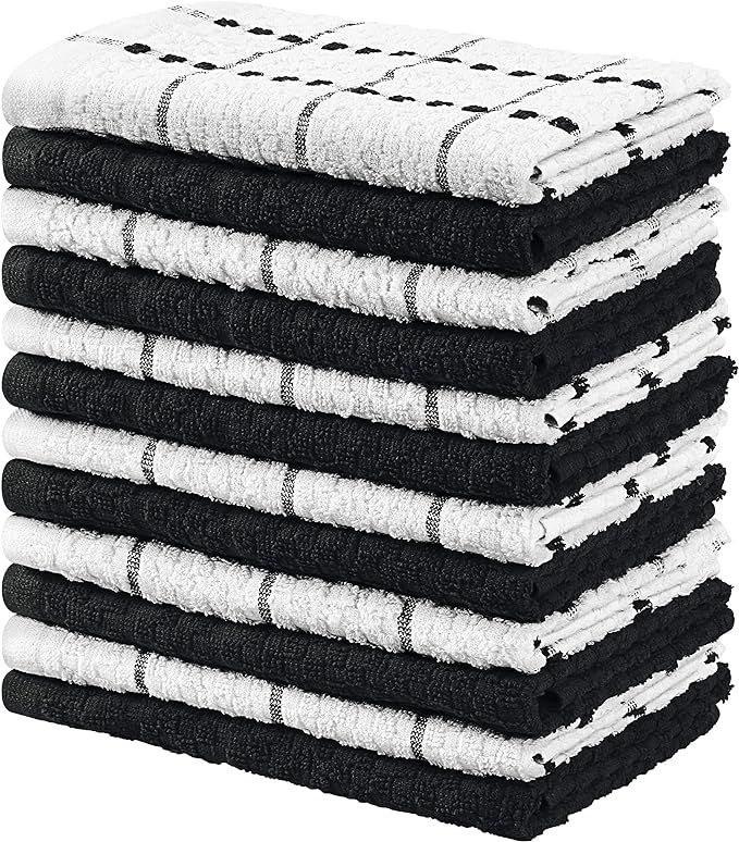 Utopia Towels Kitchen Towels, Pack of 12, 15 x 25 Inches, 100% Ring Spun Cotton Super Soft and Ab... | Amazon (US)