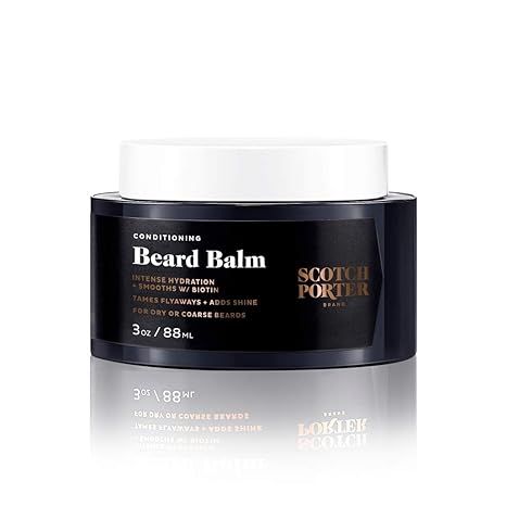 Scotch Porter Conditioning Beard Balm for Men | Hydrates, Smooths, Adds Shine & Tames Flyaway Hai... | Amazon (US)