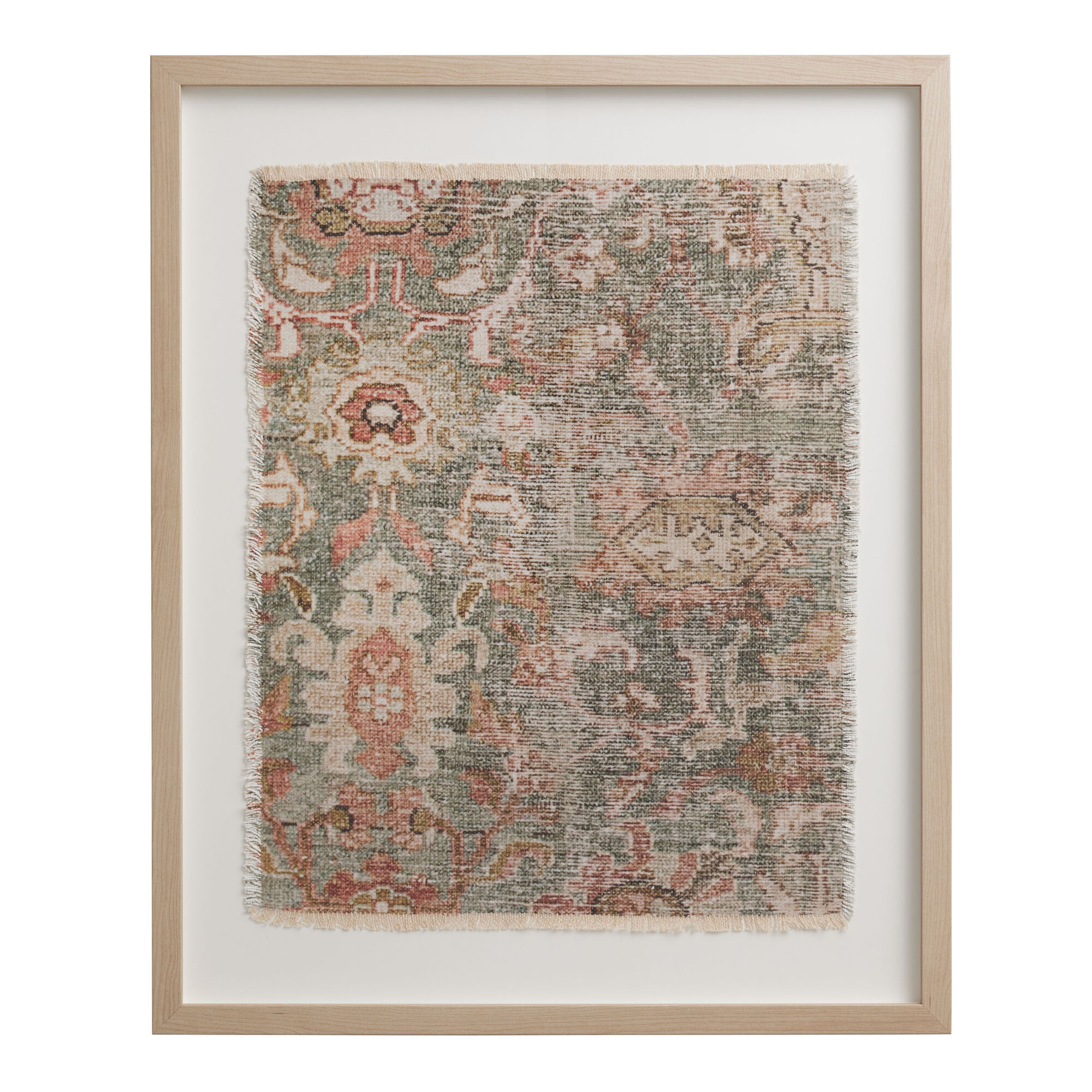 Vintage Rug Textile Framed Wall Decor | World Market