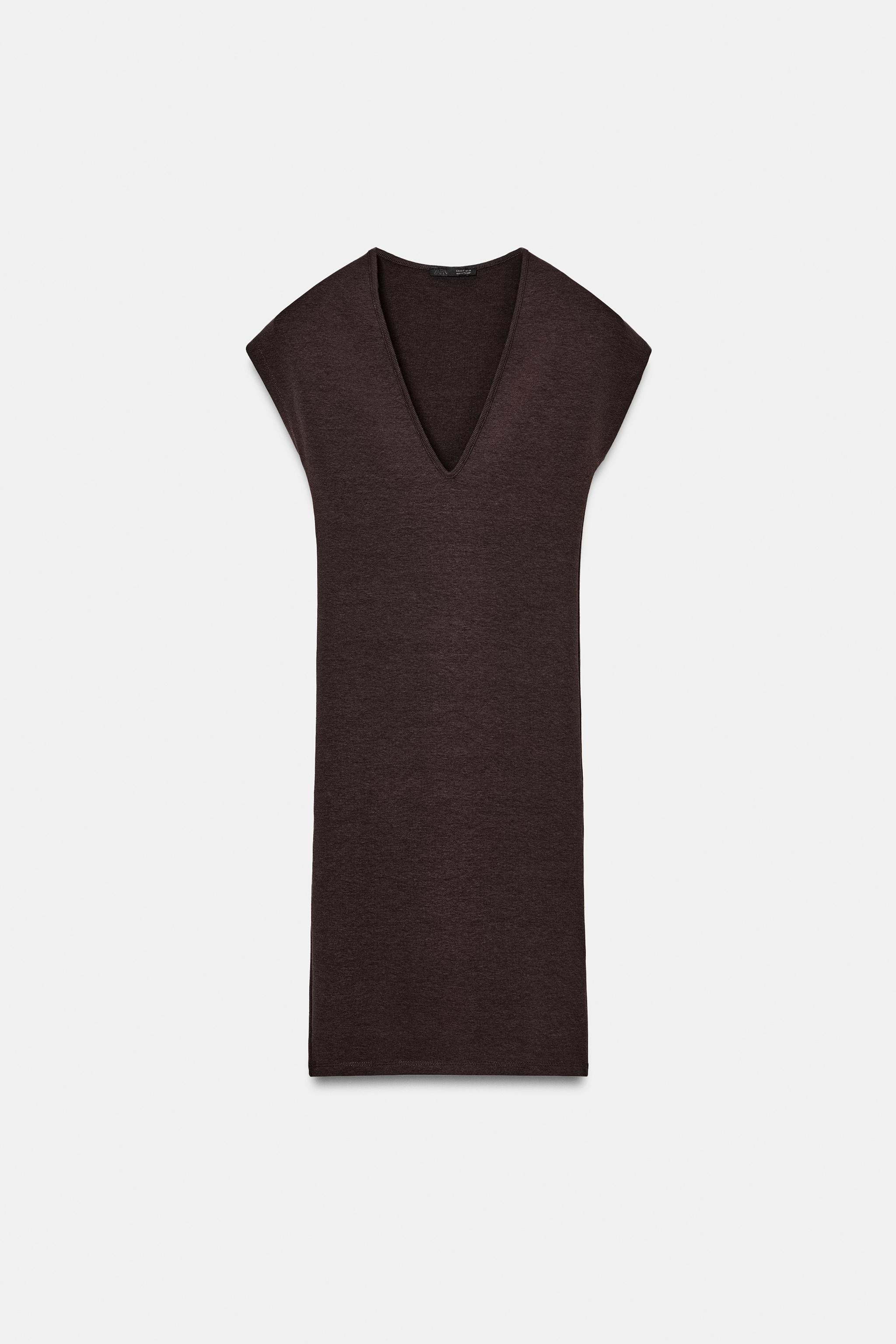 SHORT V-NECK DRESS | Zara US