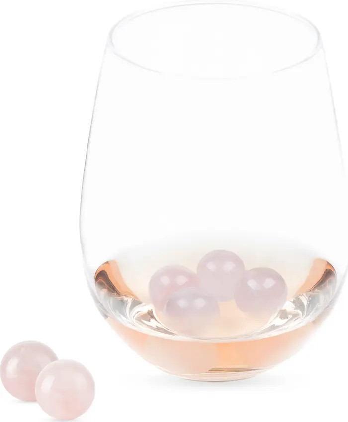 TWINE Rose Quartz Wine Gems Set of 6 | Nordstrom | Nordstrom