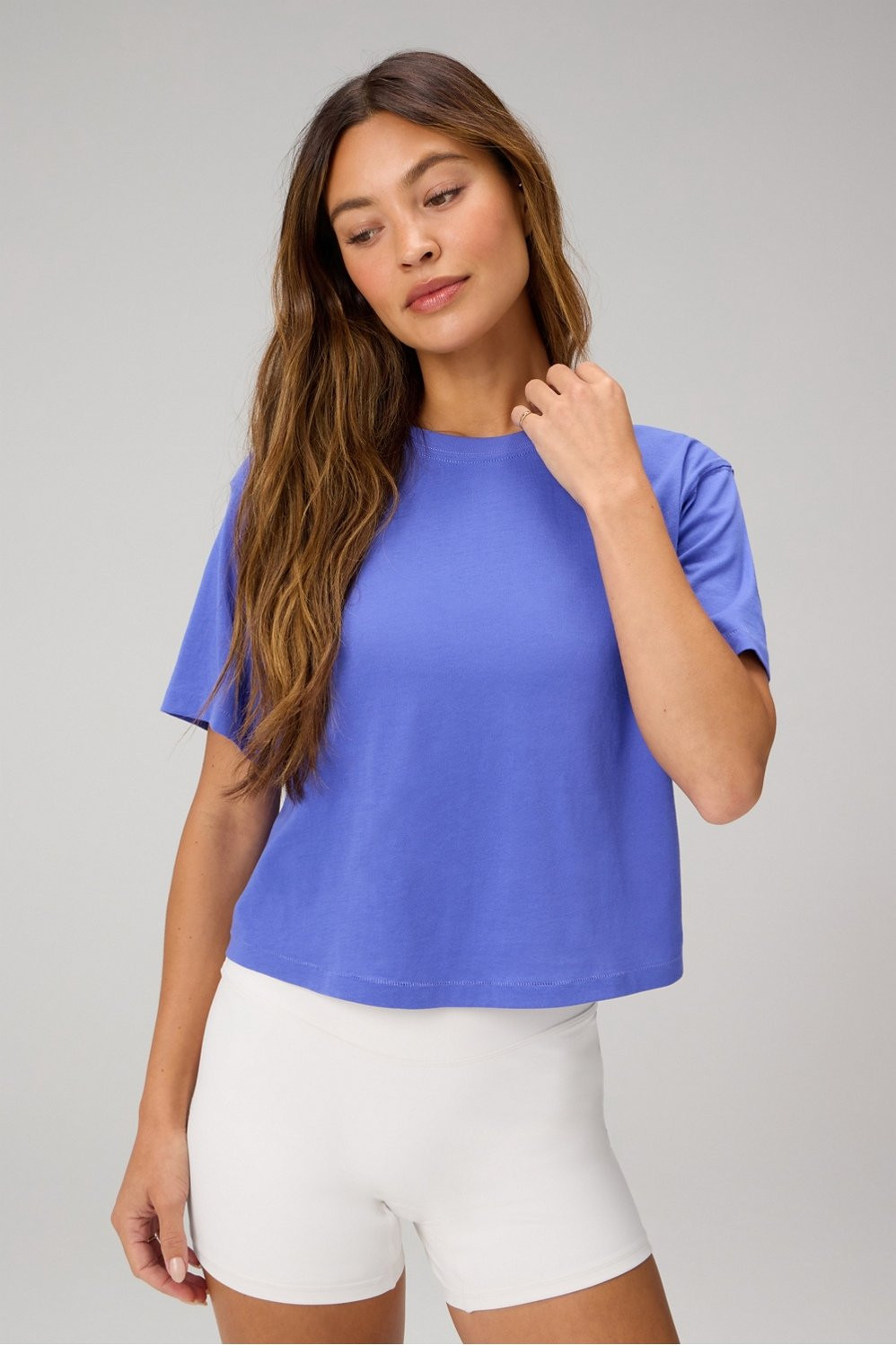100% Cotton Boxy Tee | Fabletics